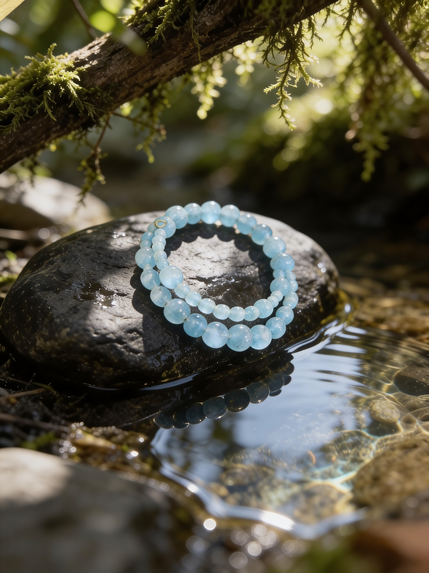 Bracelet wrapping en amazonite – Apaisement, communication et harmonie intérieure
