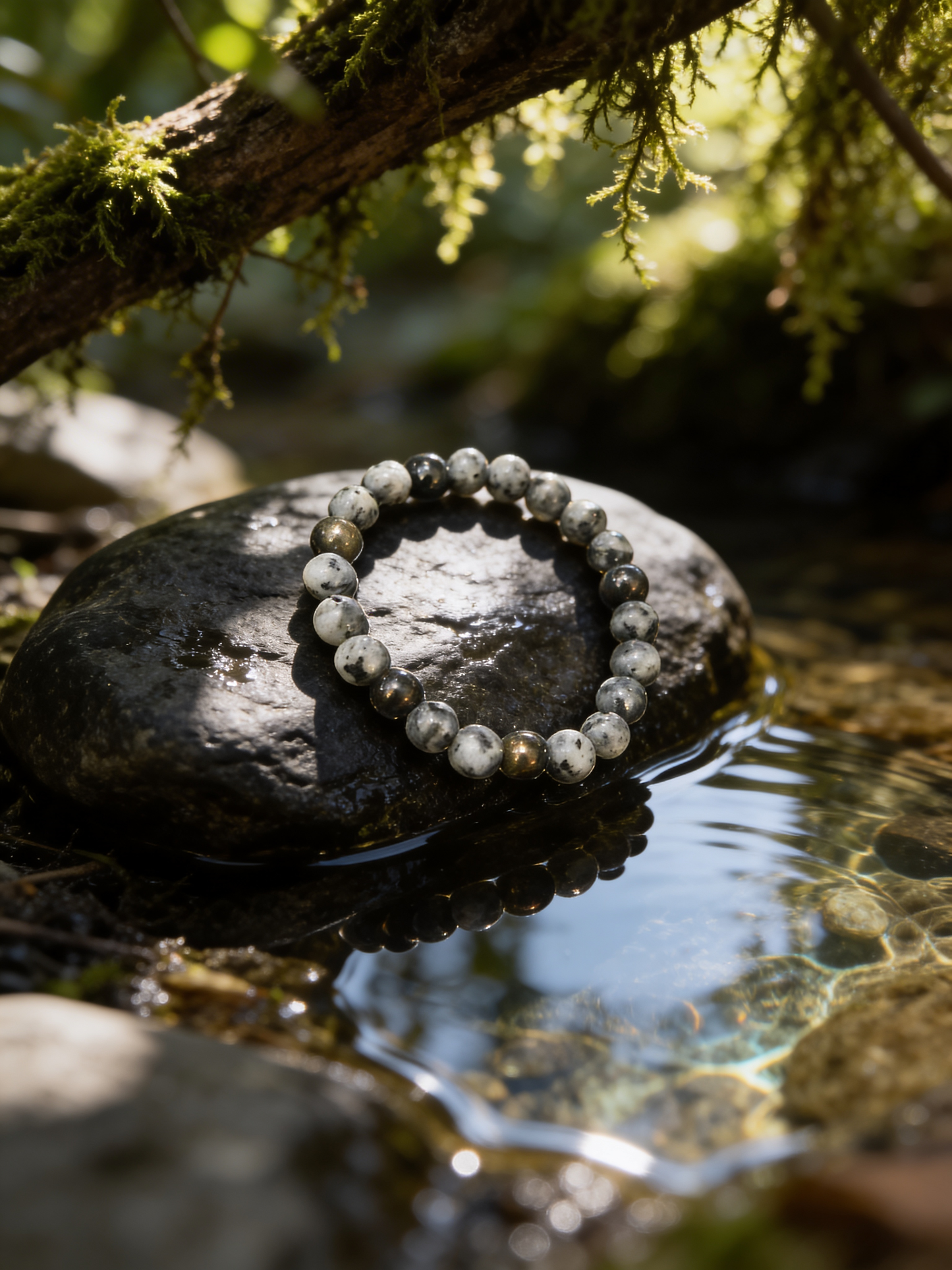 Bracelet en labradorite 8 mm – Protection, intuition et énergie positive