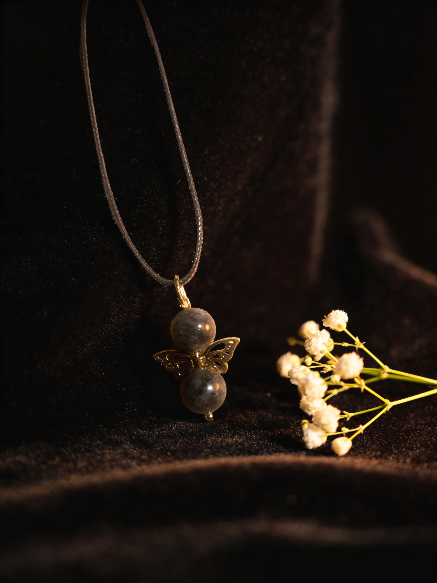 Pendentif Ange Labradorite